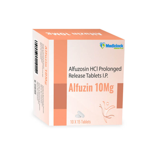 Alfuzosin HCl Prolonged Release Tablets IP 10mg