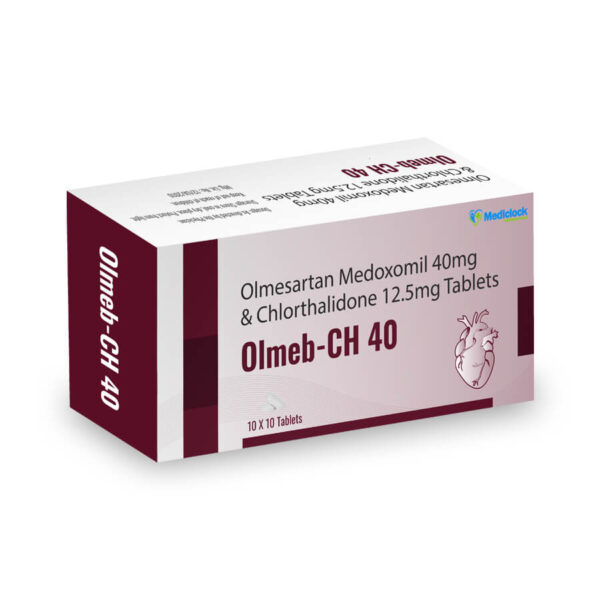 Olmesartan Medoxomil 40mg & Chlorthalidone 12.5mg Tablets