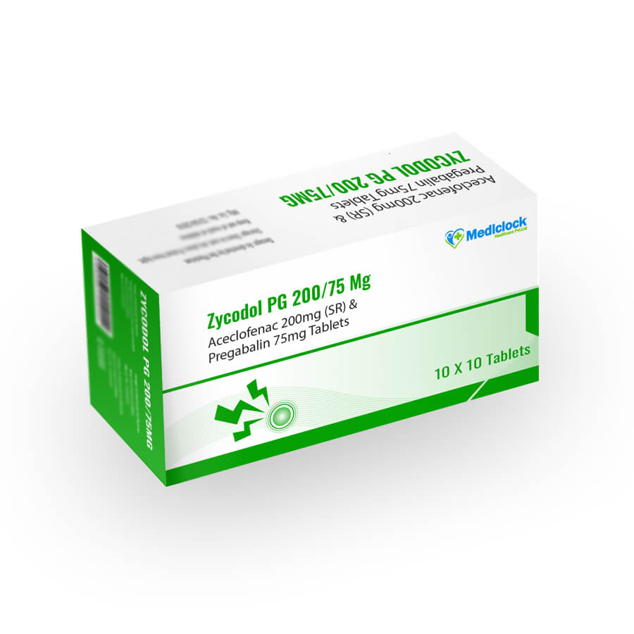 Aceclofenac (SR) & Pregabalin (SR) Tablets