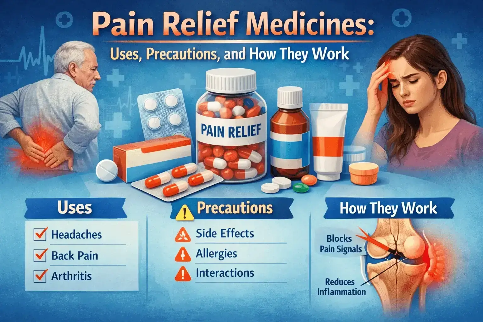 Pain Relief Medicines: Uses, Precautions, and How They Work